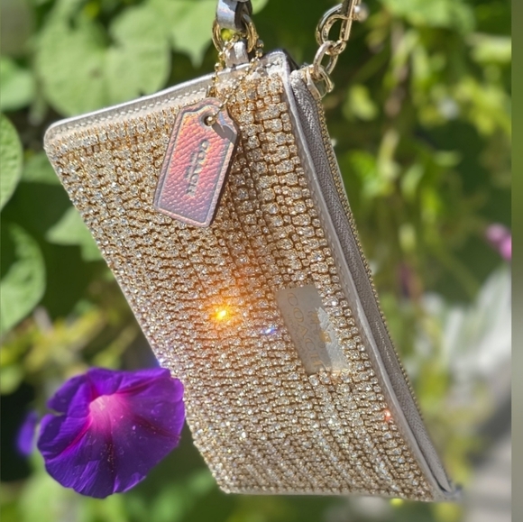 Coach Hologram Leather Corner Zip Wristlet 65517 (UPCRAFTED) - Picture 9 of 12